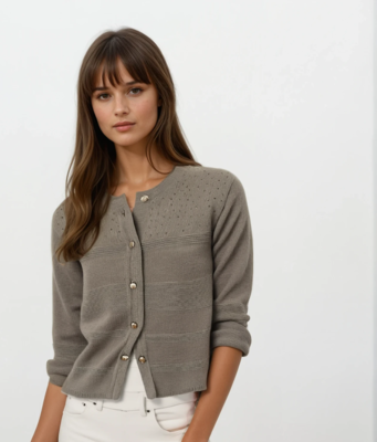 CARDIGAN DONNA 5066SR Tellini S.r.l. Ingrosso Abbigliamento